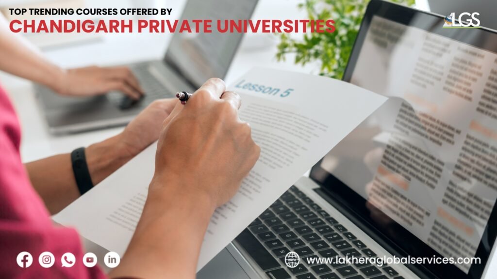 trending courses offered by Chandigarh private universities
